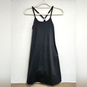 Workout active dress with shorts and bra